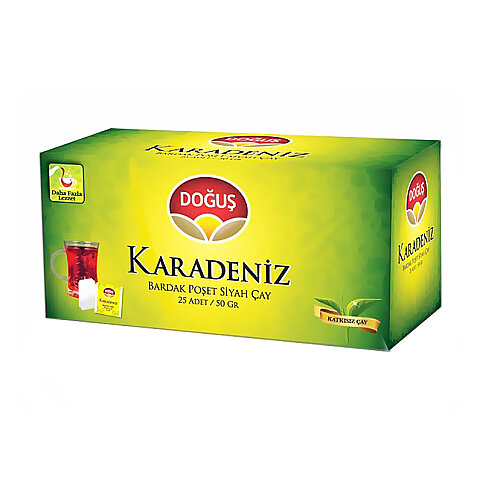 DOĞUŞ KARADENİZ BARDAK POŞET ÇAY 2grx25Lİ - 1