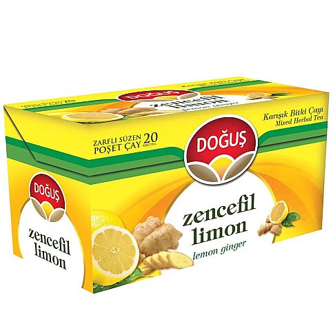 DOĞUŞ LİMON ZENCEFİL BİTKİ ÇAYI 2grx20Lİ - 1