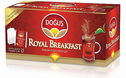 DOĞUŞ ROYAL BREAKFAST BARDAK POŞET ÇAY 2grx25Lİ - 1