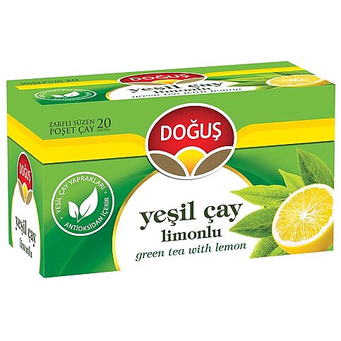 DOĞUŞ YEŞİL ÇAY LİMONLU 1.75grx20Lİ - 1