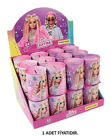 DOLPHİN BARBİE METAL KUMBARA (B-6258) - 2