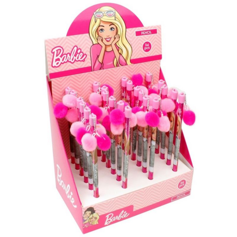 Dolphin Barbie Ponponlu Kurşun Kalem (B-260) - 2