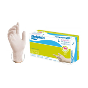 Dolphin Pudralı Lateks Muayene Eldiveni Large 100Lü - DOLPHİN BURSA PAZARI
