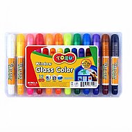 DONG-A 239212 GLASS COLOR CAM BOYAMA KALEMİ 12 RENK - 1