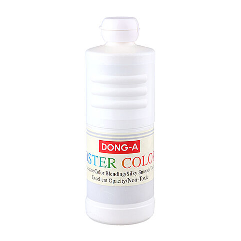 DONG-A 261580 POSTER COLOR GUAJ BOYA 500ml BEYAZ - 1