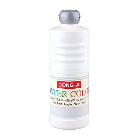 DONG-A 261581 POSTER COLOR GUAJ BOYA GÜMÜŞ 500ml - 1