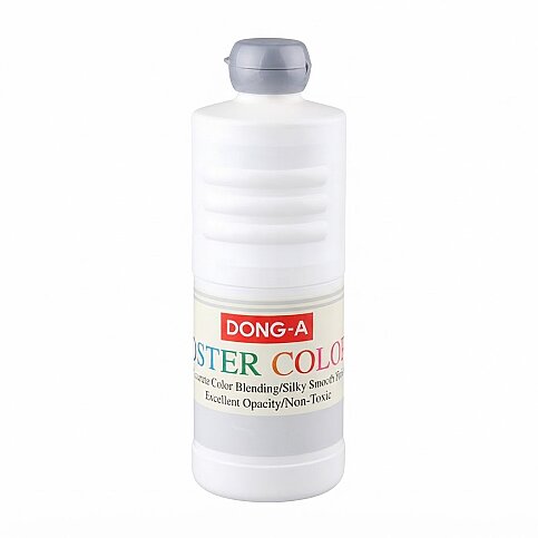 DONG-A 261581 POSTER COLOR GUAJ BOYA GÜMÜŞ 500ml - 1