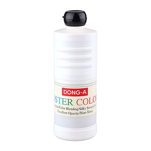 DONG-A 261510 POSTER COLOR GUAJ BOYA SİYAH 500ml - 1