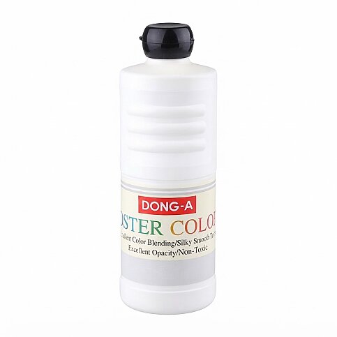 DONG-A 261510 POSTER COLOR GUAJ BOYA SİYAH 500ml - 1