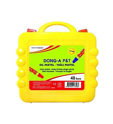 DONG-A 262148 ÇANTALI YAĞLI PASTEL BOYA 48 RENK - 1