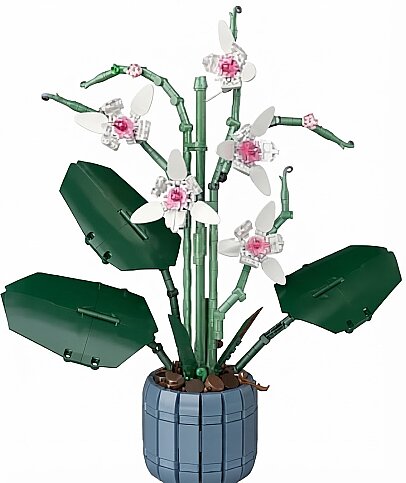 DOSTOYS 06289-101-1 ÇİÇEK BLOK LOTUS ORKİDE LEGO - 2