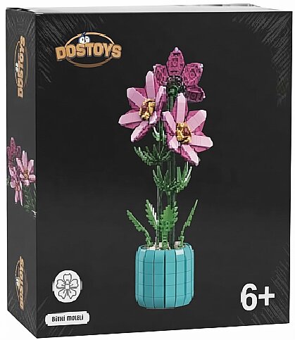 DOSTOYS 06289-101-8 ÇİÇEK BLOK AÇELYA LEGO - 1