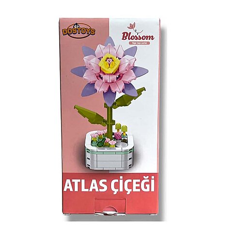 DOSTOYS 103-C5 ÇİÇEK BLOK ATLAS ÇİÇEĞİ LEGO - 1