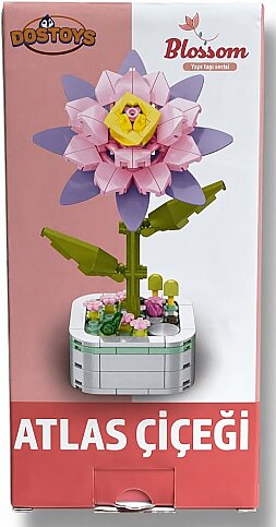 DOSTOYS 103-C5 ÇİÇEK BLOK ATLAS ÇİÇEĞİ LEGO - 1