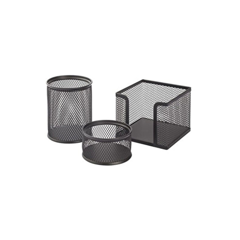 DRT METAL DRT 401 METAL PERFORE MASA SETİ SİYAH 3LÜ