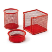 Drt Metal Drt 406 Metal Perfore Masa Seti Kırmızı 3Lü - DRT METAL