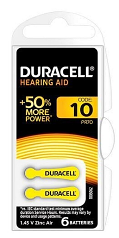 DURACELL 10 KULAKLIK PİLİ 6LI BLİSTER - 1