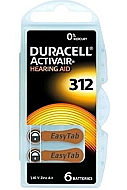 DURACELL 312 KULAKLIK PİLİ 6LI BLİSTER - DURACELL