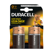 Duracell Alkalin D Büyük Boy Pil 2Li Blister (D2) - DURACELL
