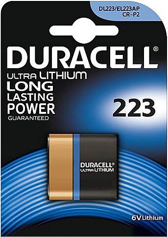 DURACELL DL223 LİTYUM PİL 6 1Lİ BLİSTER (CR-P2) - 1