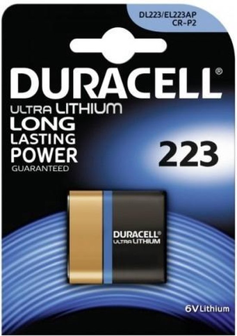 DURACELL DL223 LİTYUM PİL 6 1Lİ BLİSTER (CR-P2) - 1