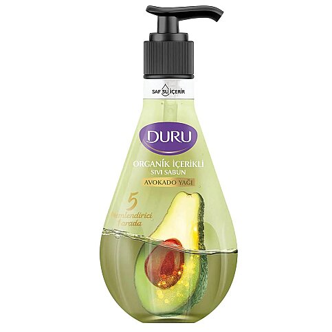DURU ORGANİK İÇERİKLİ SIVI SABUN AVOKADO YAĞI 500ml - 1