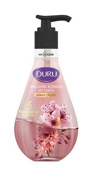 DURU ORGANİK İÇERİKLİ SIVI SABUN KİRAZ ÇİÇEĞİ 500ml