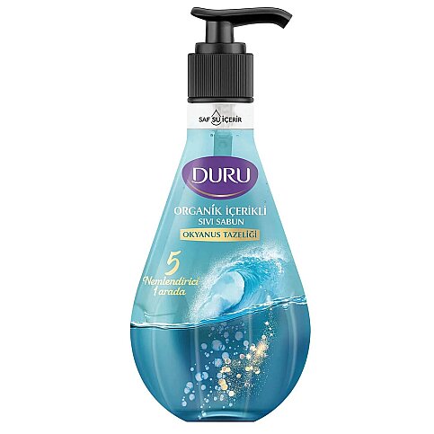 DURU ORGANİK İÇERİKLİ SIVI SABUN OKYANUS TAZELİĞİ 500ml - 1