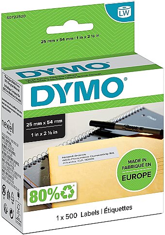 DYMO LW 11352 İADE ADRES ETİKETİ 25x54mm (S0722520) - 1