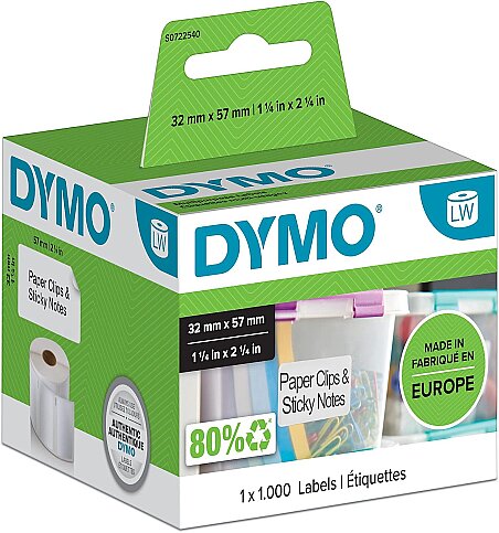 DYMO LW 11354 ADRES ETİKETİ 57x32mm (S0722540) - 1