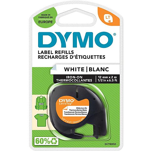 DYMO LETRATAG TRANSFER ÜTÜ ŞERİDİ BEYAZ (S0718850) - 1