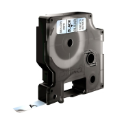 Dymo D1 40910 Yedek Şerit 9mmx7m Şeffaf Siyah (S0720670) - 2