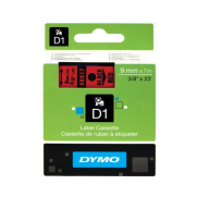Dymo D1 40917 Yedek Şerit 9Mmx7M Kırmızı-Siyah - DYMO