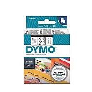 DYMO D1 43610 YEDEK ŞERİT 6mmx7m ŞEFFAF SİYAH (S0720770) - DYMO