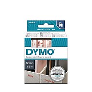 DYMO D1 45012 YEDEK ŞERİT 12mmx7m ŞEFFAF KIRMIZI (S0720520) - DYMO