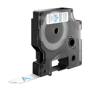 Dymo D1 45014 Yedek Şerit 12mmx7m Beyaz-Mavi (S0720540) - 2