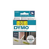 DYMO D1 45018 YEDEK ŞERİT 12mmx7m SARI-SİYAH (S0720580) - DYMO