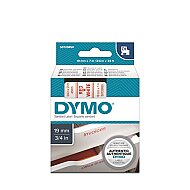 DYMO D1 45805 YEDEK ŞERİT 19mmx7m KIRMIZI-BEYAZ (S0720850) - DYMO