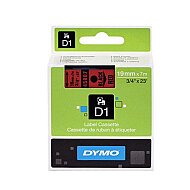 DYMO D1 45807 YEDEK ŞERİT 19mmx7m KIRMIZI-SİYAH (S0720870) - DYMO