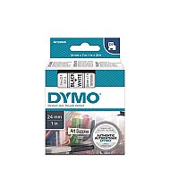 DYMO D1 53713 YEDEK ŞERİT 24mmx7m BEYAZ-SİYAH (S0720930) - DYMO