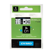 Dymo D1 53713 Yedek Şerit 24mmx7m Beyaz-Siyah (S0720930) - 1