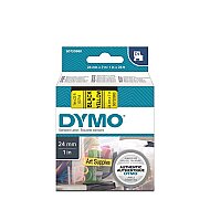 DYMO D1 53718 YEDEK ŞERİT 24mmx7m SARI-SİYAH (S0720980) - DYMO