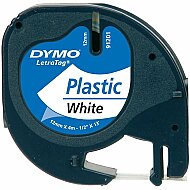 DYMO 59422 LETRATAG PLASTİK ŞERİT 12mmx4m BEYAZ (S0721660) - DYMO (1)