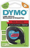 DYMO 59424 LETRATAG PLASTİK ŞERİT 12mmx4m KIRMIZI (S0721630) - DYMO