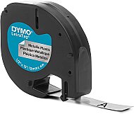 DYMO 91208 LETRATAG METALİK ŞERİT 12mmx4m GRİ (S0721730) - DYMO (1)