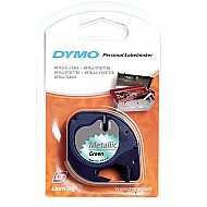 DYMO 59430 LETRATAG METALİK ŞERİT 12mmx4m YEŞİL - DYMO