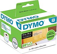 DYMO LW 99013 ŞEFFAF ADRES ETİKETİ 89x36mm (S0722410) - DYMO