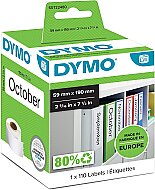 DYMO LW 99019 GENİŞ KLASÖR SIRT ETİKETİ 190x59mm (S0722480) - DYMO