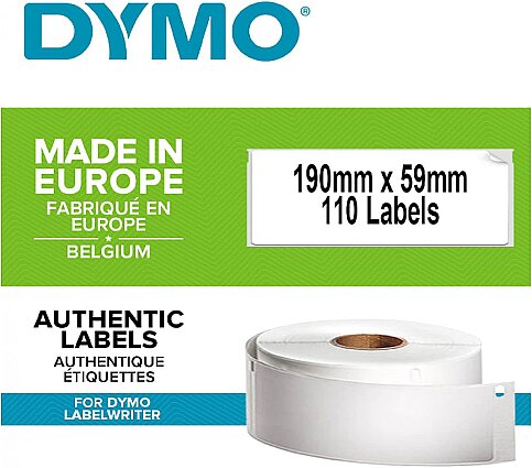 DYMO LW 99019 GENİŞ KLASÖR SIRT ETİKETİ 190x59mm (S0722480) - 2
