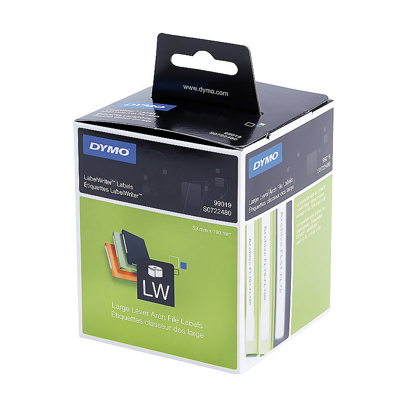 DYMO LW 99019 GENİŞ KLASÖR SIRT ETİKETİ 190x59mm (S0722480)